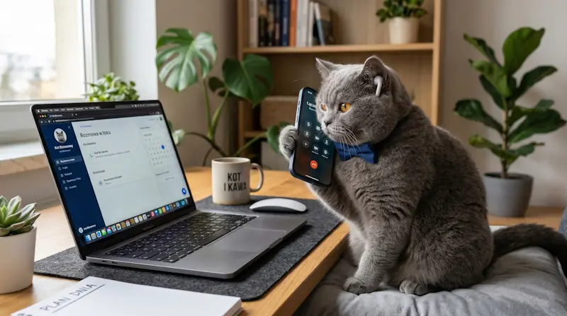 Kot brytyjski zaprasza do kontaktu